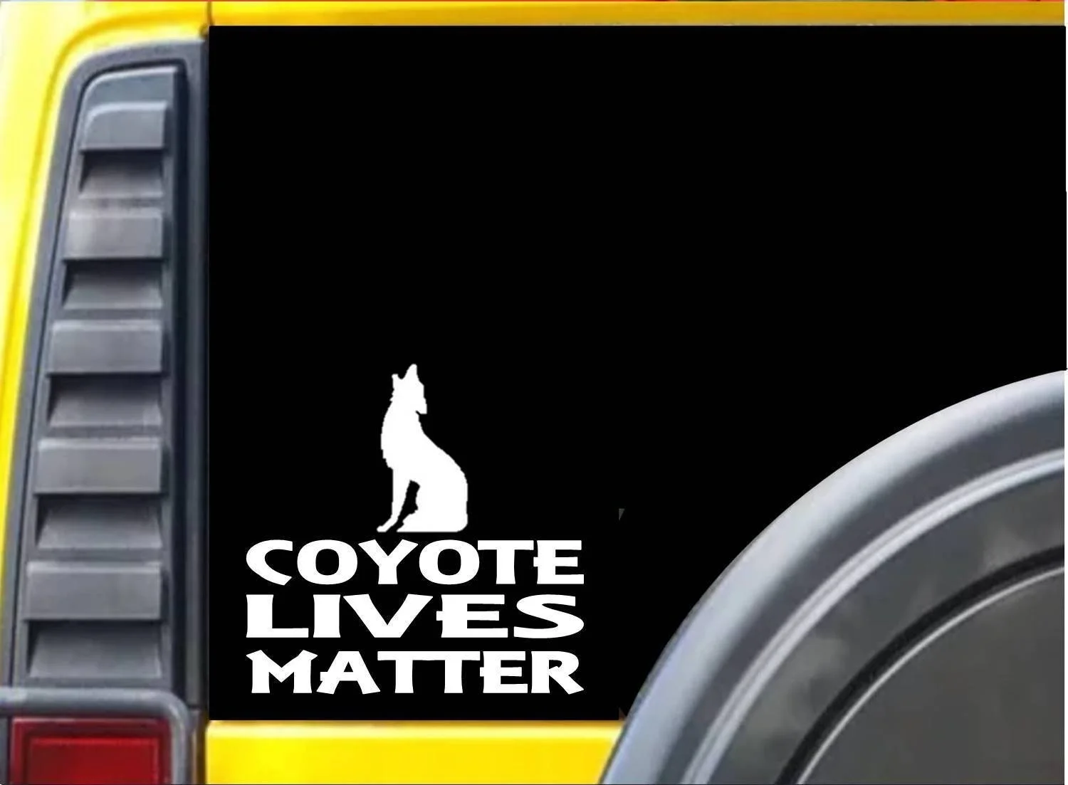 Coyote Lives Matter наклейка k180 6 дюймов Хищник звонящий наклейка на компьютер