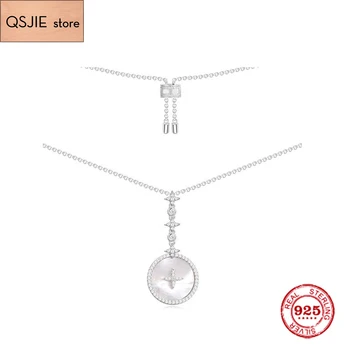

Fashion Charm Copy 1:1 Copy, Adjustable Star Necklace With Mother Of Pearl Women Monaco Jewelry Gift