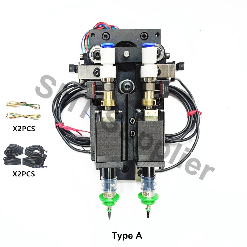 SMT DIY Double Head Mountor Connector Nema8 Hollow Shaft Stepper For Pick Place Machine Double Head SMT (2)