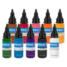 14 цветов/набор тату и краска для тела, набор чернил для татуажа, Перманентный макияж, цвет, пигмент, брови, цвет татуировки, краска для макияжа тела, чернила