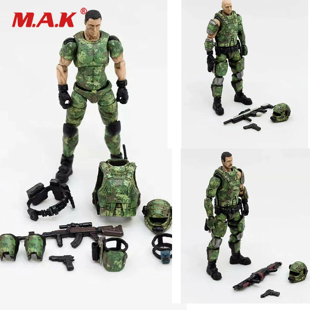 JOYTOY 1//18 Scale Russian Camouflage Team 3 Solider Collectible Figure Set Model