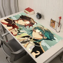 

Genshin Impact Mouse Pads Pc Gamer Full Barato Kawaii Gaming Accessories Stitch Mat Table Desk Protector For Office Computer Pad