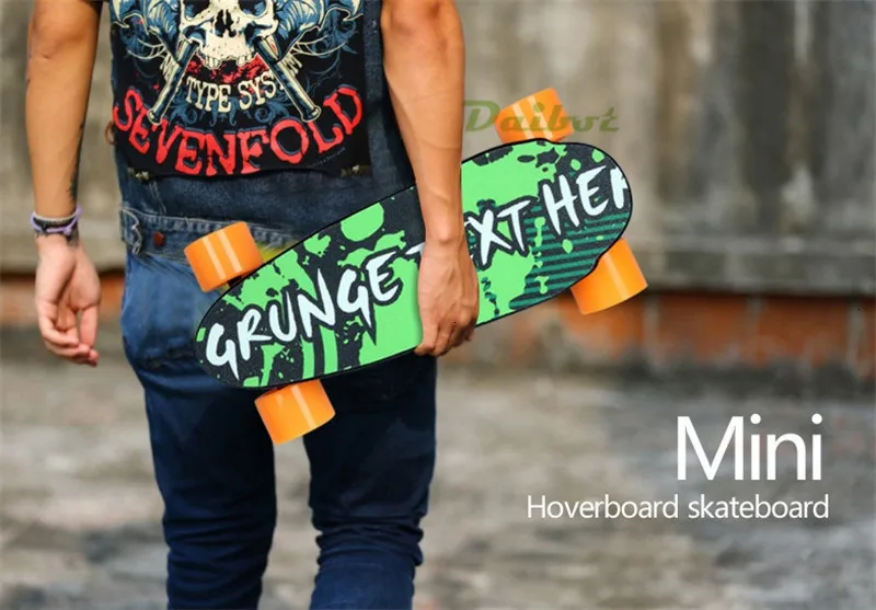 Daibot Adult Electric Scooter Four Wheel Electric Scooters 150W Hub Motor Wireless Bluetooth Remote Mini Longboard Skateboards   (13)