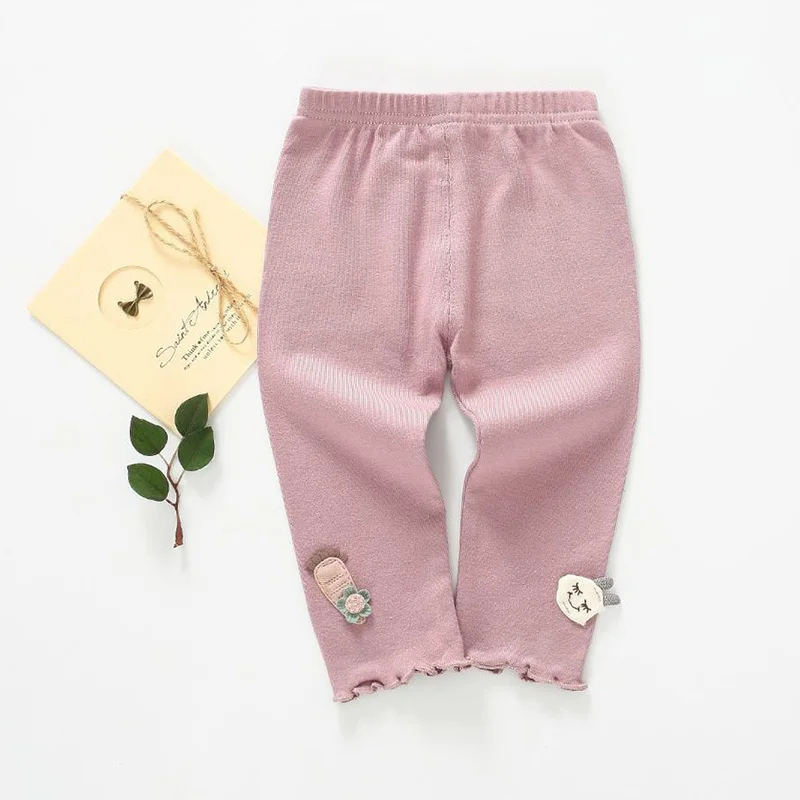

2019 New Baby Girl Leggings Spring Autumn cotton Stretch Pants children clothes Boys girls knitted leggings kids Trousers