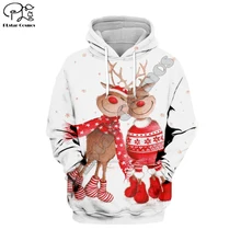 PLstar Cosmos merry christmas santa claus Повседневная Толстовка с 3D принтом/Толстовка/куртка/Мужская Женская цветная забавная стильная-2