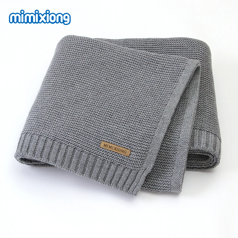 Baby Blankets Super Soft Newborn Swaddle Wrap 100*80cm Knitted Toddler
