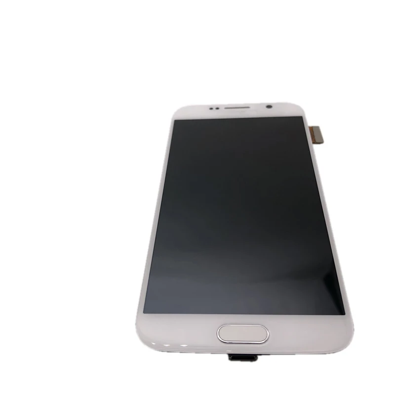 Супер AMOLED ЖК-дисплей Замена для SAMSUNG Galaxy S6 G920 G920i G920F G920A ЖК-дисплей с рамкой дигитайзер сенсорный экран в сборе