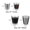 28/30/70ml Mini Stainless Steel Shot Wine Cup Vodka Cup Portable Personalized 4pcs Shot Glasses Set ► Photo 3/6