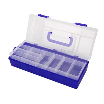 

Fishing Baits Case Double Sided Plastic Lure Boxes Fishing Tackle Storage Case fishing rod fishing boat bait 34x14x7.5cm