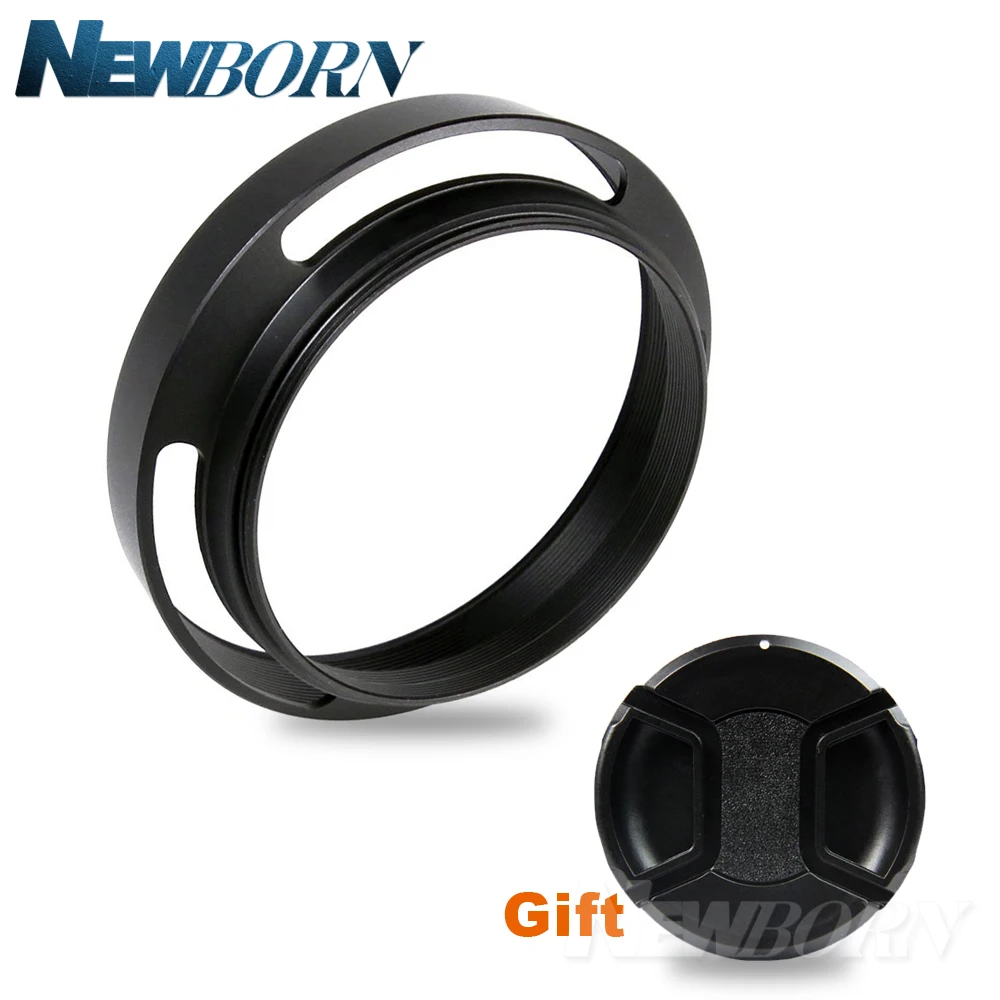 Paraluce In Metallo 49/52/55/58/62/67/72/77 Millimetri Vite -In Lente Proteggere + Copriobiettivo Per Leica Canon Nikon Sony Olympus Dlsr