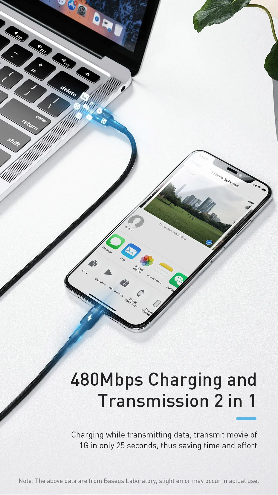 Кабель usb type-C Baseus для iPhone XR Xs Max 8 8 Plus 11 18 Вт PD кабель для быстрой зарядки для Lightning Кабель для быстрой зарядки данных