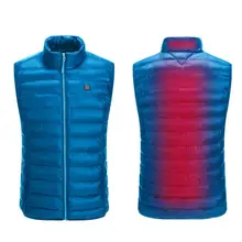 Жилет с электрическим подогревом для мужчин и женщин, теплый жилет с подогревом, теплая одежда с Usb подогревом, зимний жилет с подогревом, водонепроницаемая куртка