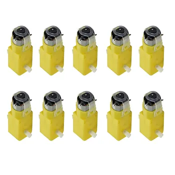 

10Pcs/pack TT Geared Car Gear Motor Dual Shaft DIY Gear For Arduino Car DURABLE