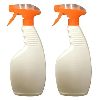 

2Pcs 500ml Alcohol Dispensers Plastic Spray Bottles Sanitizer Sprayer Water Cleaner Container For Home （pump, random color）