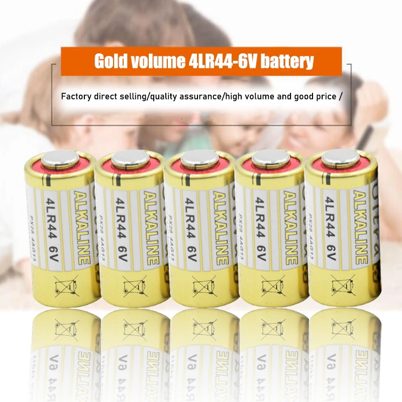 Alkaline Battery 10pcs 4LR44 6V Dry Alkaline Batteries for Dog Training Shock Collars A544V 4034PX PX28A L1325 4AG13 544 4A76 Camera Battery