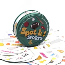 Настольные игры Spot Card семейные вечерние игры развлечения английские карты металлическая коробка настольные игры Семейные игры