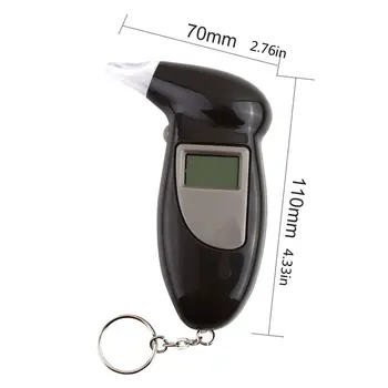 

Promotion Professional Pocket Digital Alcohol Breath Tester Without Backlight Analyzer Detector Test Testing LCD Display