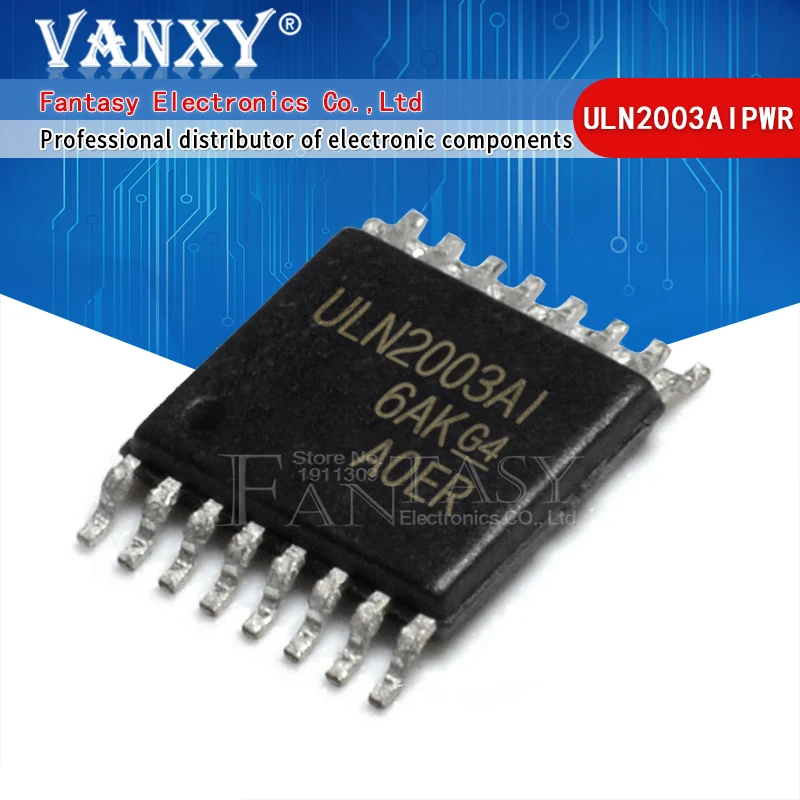 10pcs ULN2003AIPWR TSSOP16 ULN2003 TSSOP ULN2003AIPW UN2003AI SMD TSSOP-16 | Электронные компоненты и