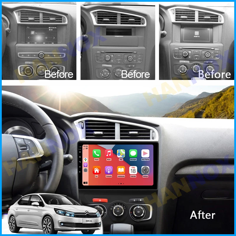 

10inch Android Auto Radio for Citroen C4 C4L DS4 2013 2014 2015 2016 2017 Car Multimedia Video player GPS Navigation BT WIFI DSP