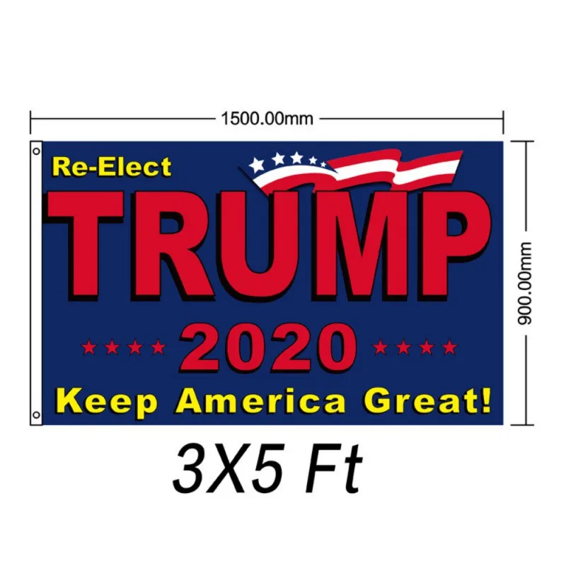 150x90 см Трамп флаг двухсторонний Печатный флаг "Трамп" держать Америку отлично подходит для США