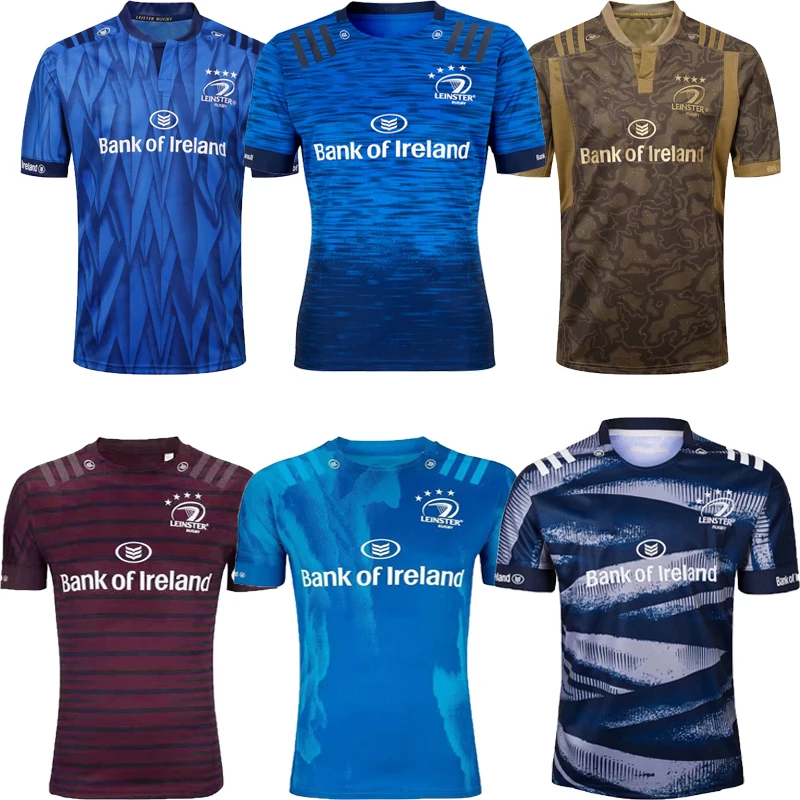 Camiseta de entrenamiento de Rugby para hombre, camisa deportiva de S-5XL, de Leinster, Ireland, Home Away, 2021