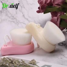 Мягкая очищающая щетка для лица, массажная, для глубокой очистки, отшелушивающая, для удаления черных точек, для мытья грязи, для лица, инструменты для ухода за кожей, руководство