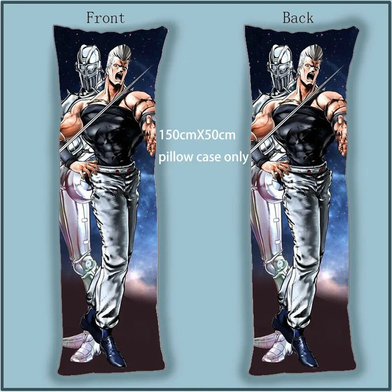 Body Pillow Case JoJo's Bizarre Adventure Jean Pierre Polnareff Dakimakura Anime Printed Decorative Pillowcases | Дом и сад