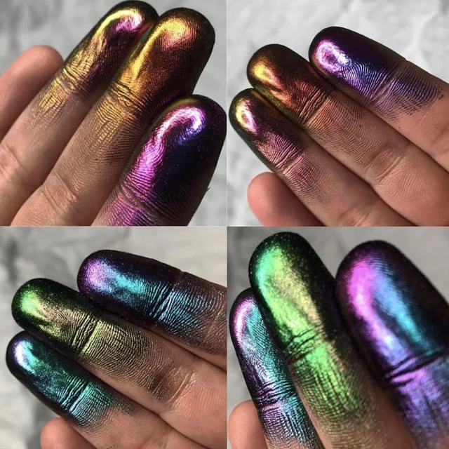 5 Color Magic Resin Chameleons Pigment Mirror Rainbow Pearl Powder
