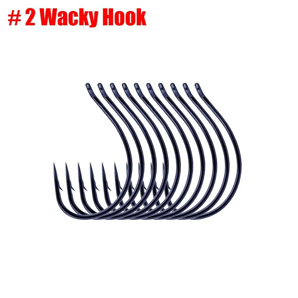 10PCS Barbed Hook Wacky Hook Drop-Shot Rig Worm Wide Gap Fishhook High Carbon Steel Fishing Hook On For Bass Carp Fishing Tackle 10PCS Barbed Hook Wacky Hook Drop-Shot Rig Worm Wide Gap Fishhook High Carbon Steel Fishing Hook On For Bass Carp Fishing Tackle