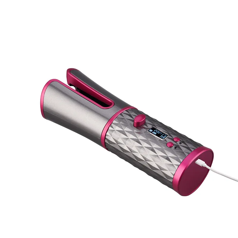 Usb sem fio automático modelador de cabelo