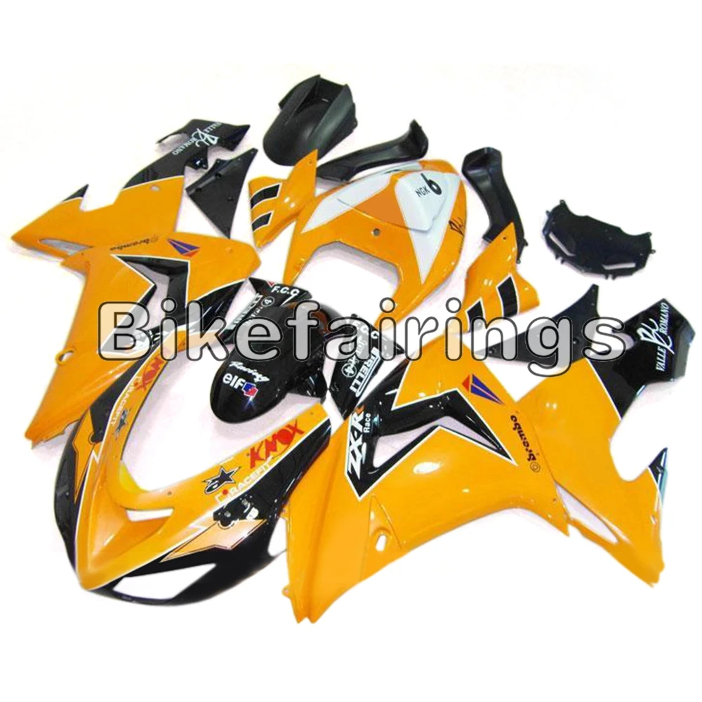 Complete Fairing Kit For Kawasaki ZX10R 2006 2007 ZX-10R 06 07 ABS Plastic Injection Motorcycle Cowlings Yellow Black Body Kits |