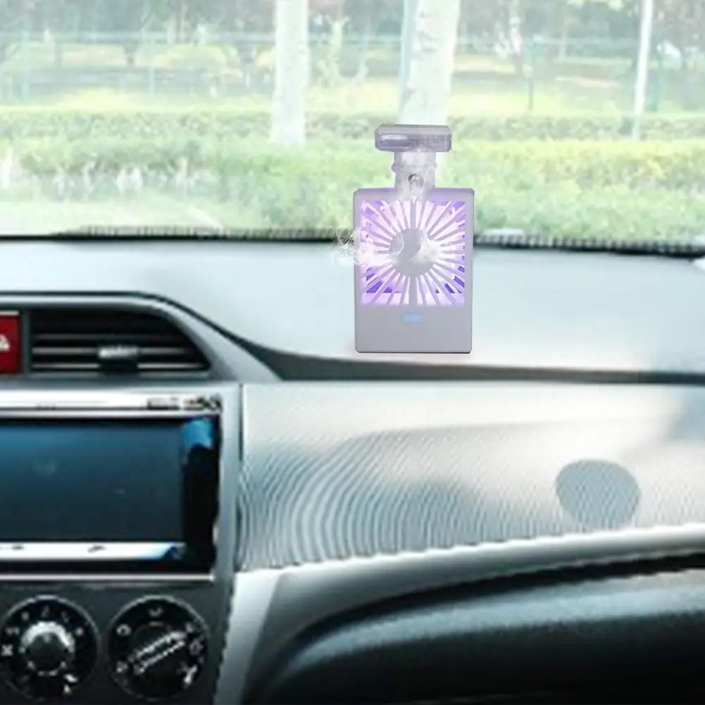 Mini 3 In 1 Handheld Water Spray Fan USB Charging Night Light Cooler Spray Fan Cooling Water Spray Fan Cooling Fan For Car Home