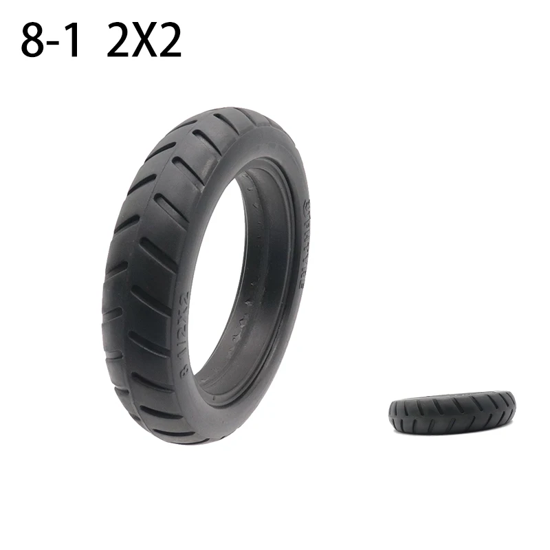 

8 1/2x2 Durable Updated Non-Pneumatic Solid Tyre 8.5 Inch Anti-Explosion Tire for Xiaomi Mijia M365 Electric Scooter Skateboard