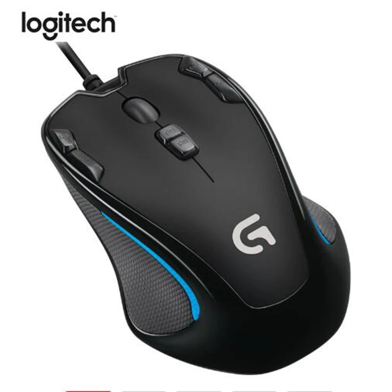 Logitech оригинальная мышь G300S оптическая игровая logitech с 2500 Точек на дюйм для ПК Мышь