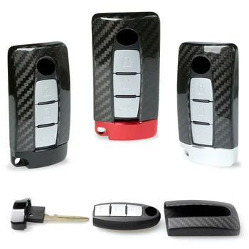 

Carbon Fiber Style Car Remote Key Case Fob Shell Cover for Nissan Altima GTR Juke Maxima Murano Note Quest Frontier For Infiniti