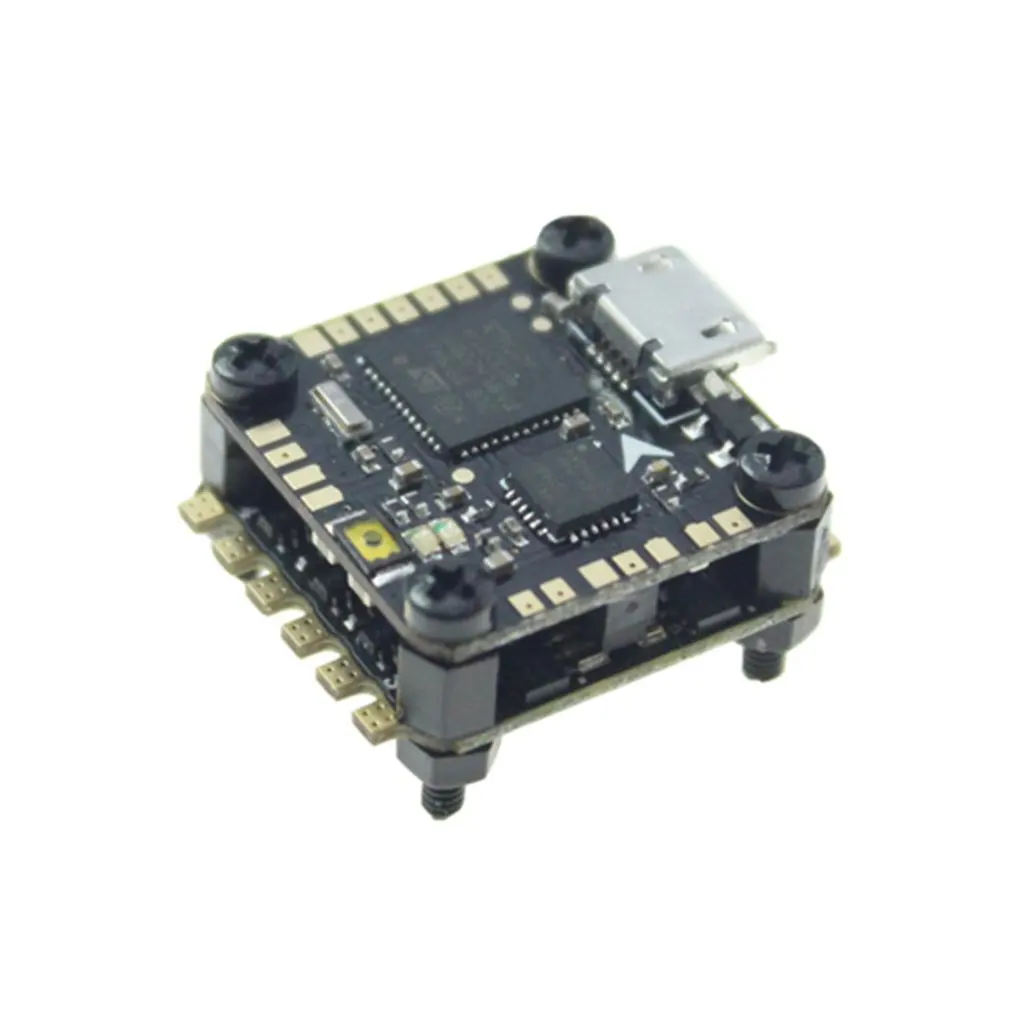 HAKRC F411 2S Flytower Контроллер полета встроенное osd 4 в 1 BLHeli 10A ESC Светодиодная лента для FPV RC Дрон