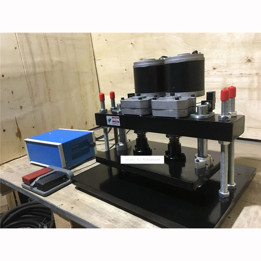 Leather Press Machine Steel Electric Die Cutting Flattening Machine Small Die Cutter Punching Pressure Cutting Tool-0