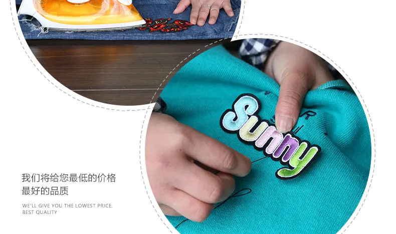Вышитые тканевые наклейки, текстильные аксессуары, английские надписи, патч, обувь, сумка, аксессуары для одежды, наклейки с цветами, можно получить Ap