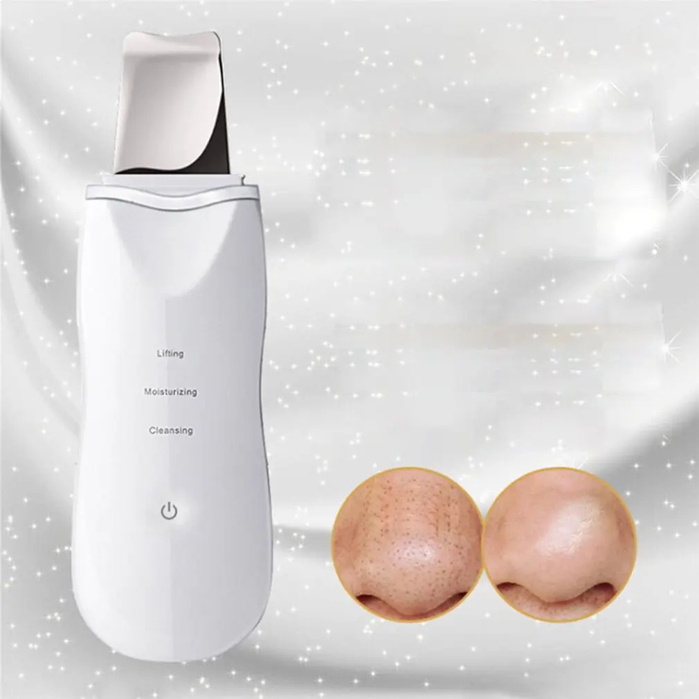 

Ultrasonic Electric Shovel Cleaning Machine Blackhead Cleansing Beauty Equipment Rechargeable Ion Shovel