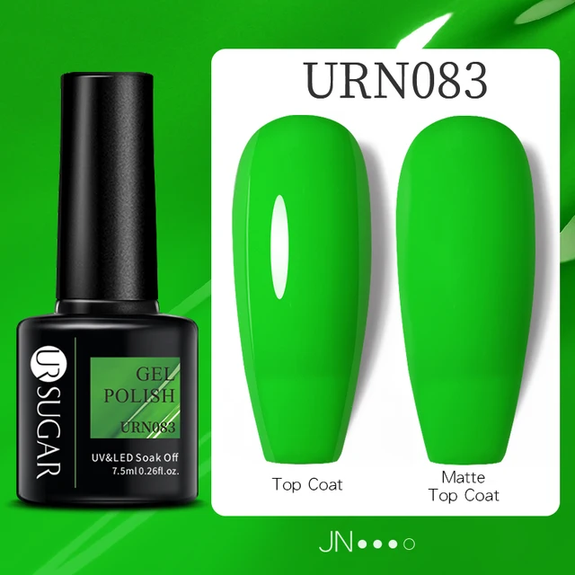 UR SUGAR 7.5ml Luminous Thermal Gel Nail Polish 2 In 1 Color Changing Glow in Dark Soak Off Manicuring UV Gel Nail Art Varnish URN083