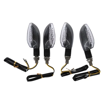 

4 x Flasher 16 LEDs MOTO 12V Amber orange lighting Signal lights