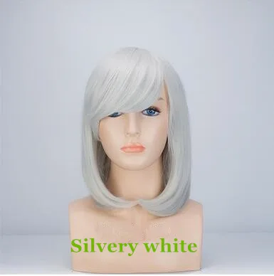 DM-WIG01) платье для милой девочки Смола Японии Аниме Kigurumi Косплэй маска в стиле "Лолита" женскую одежду BJD Masks' парик Тип на выбор - Цвет: silvery white