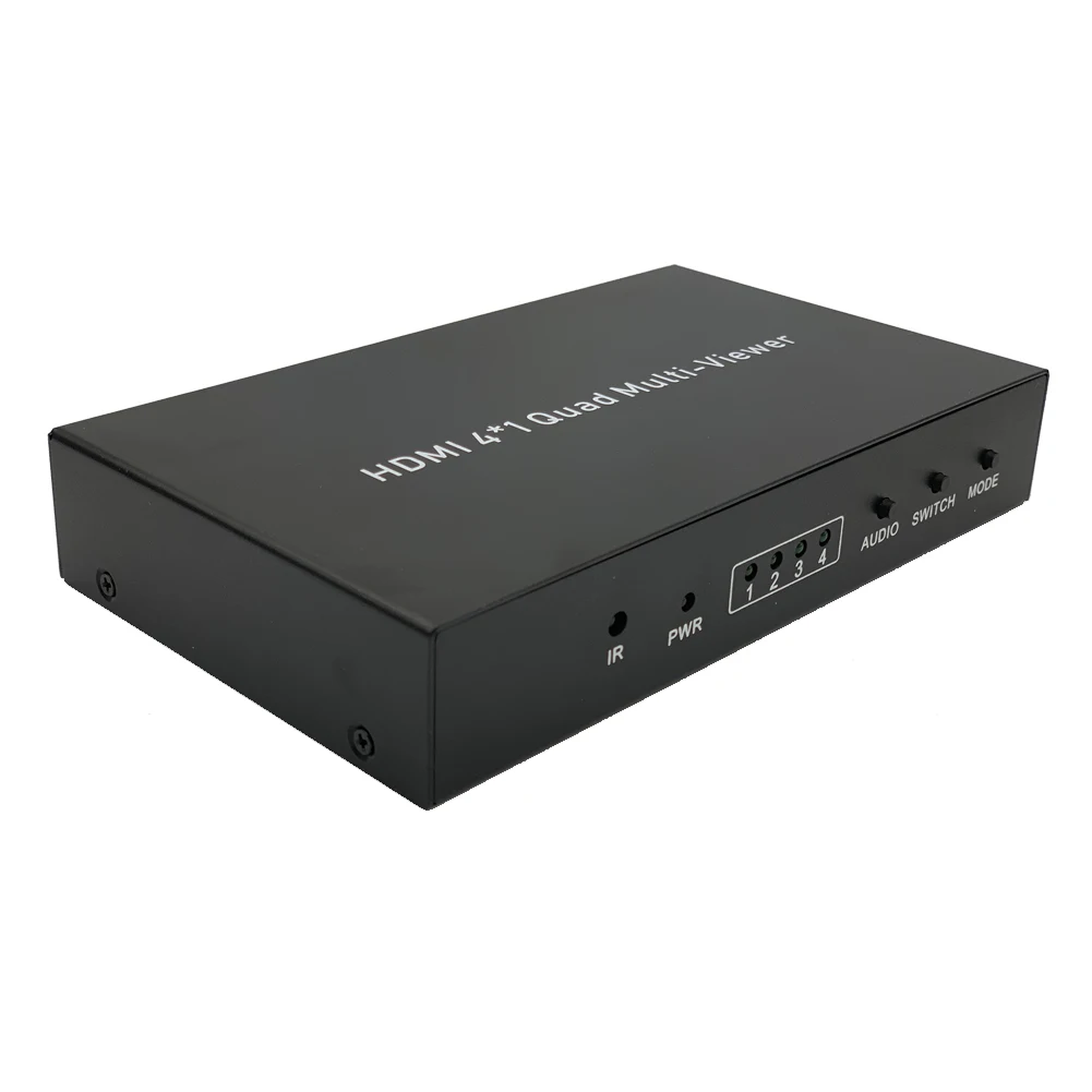 Y&H Quad multi-просмотра 4-канальный HDMI переключатель экрана 1080P 60fps вход с 4 режимами просмотра, бесшовный переключатель и ИК-пульт дистанционного управления