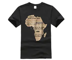 Возьмите бренд мужской рубашки Благослови Африка дождь на Тото футболка