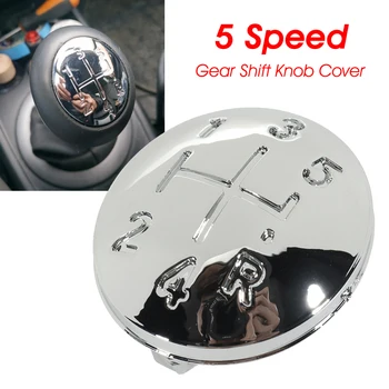 

5 Speed Car Gear Shift Knob Cap Cover For Renault Clio Megane Scenic Twingo Chrome