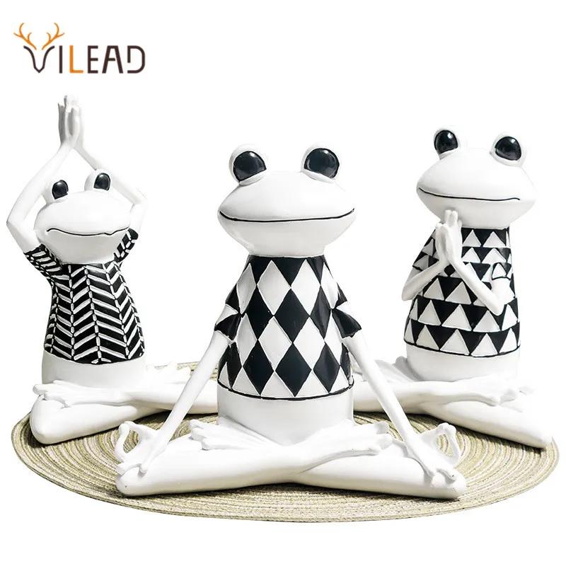 Frog Interior Decoration Home Decor Animal Frog Yoga Frogs