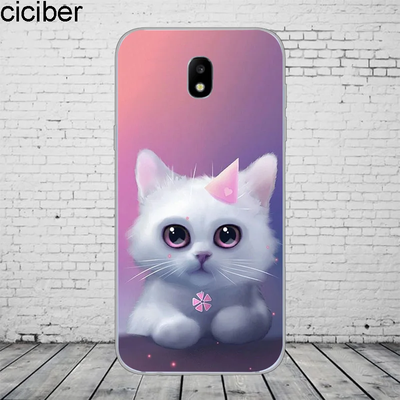 Чехол ciciber с милым животным котом для Samsung Galaxy J 8 7 6 5 4 3 2 1 Europe Pro Core Prime mini 2016 2017 2018