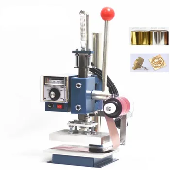 

Hot Foil Stamping Machine Foil Printer with Foil Holder + Foil roll + Copper Mold Making