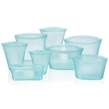 

Silicone Fresh-Keeping Bag Vacuum Sealed Bag Food Frozen Storage Bag Refrigerator Food Fruit Storage Bag Set