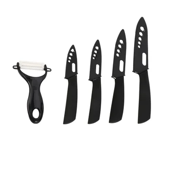 

1 Set Ceramic Knives Sturdy Durable Prime High Quality Ceramic Knives Fruit Peeler Kitchen Ceramic Knives for Home